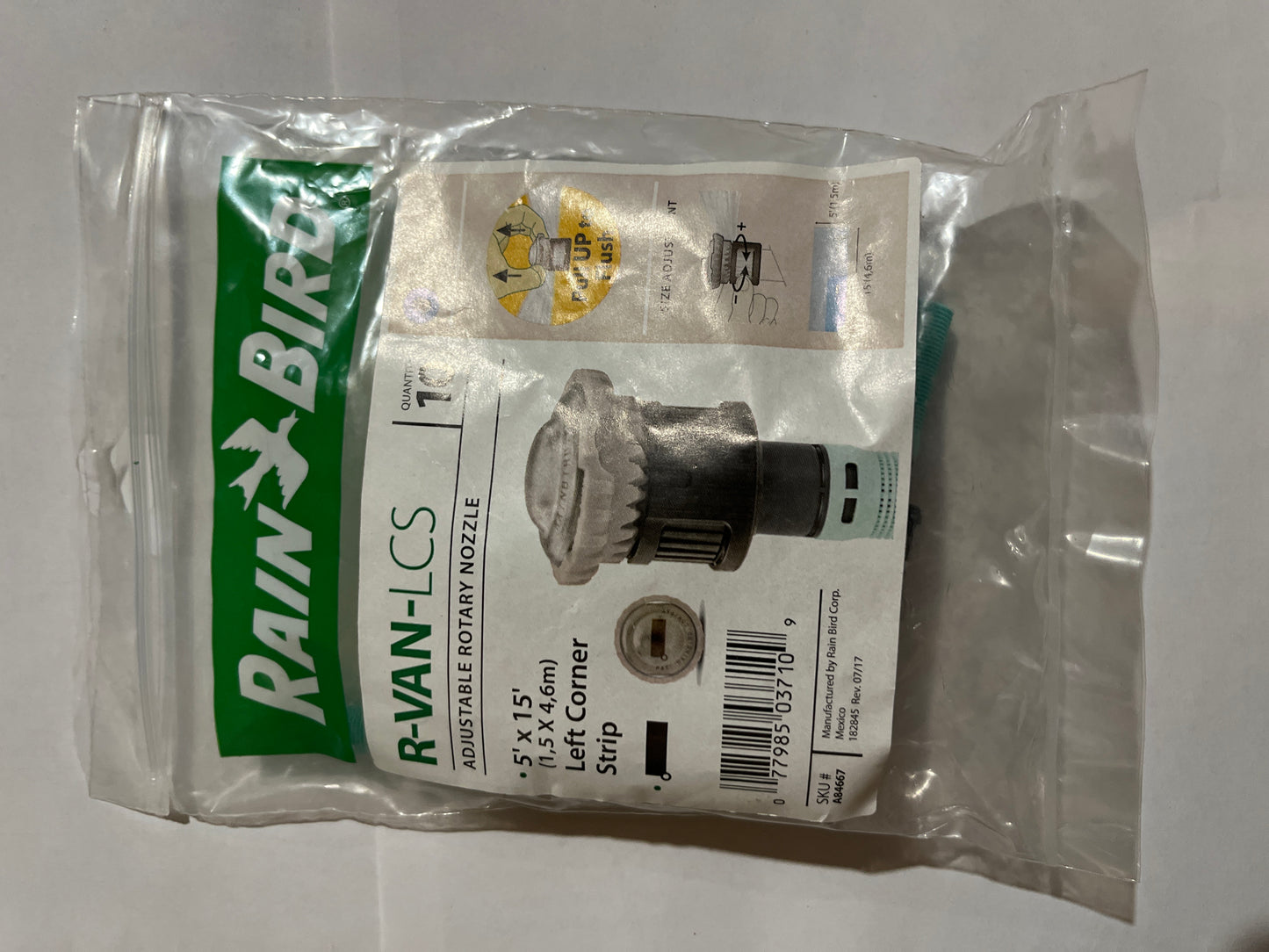 RVAN-LCS Rainbird Rotary Nozzle Left Corner