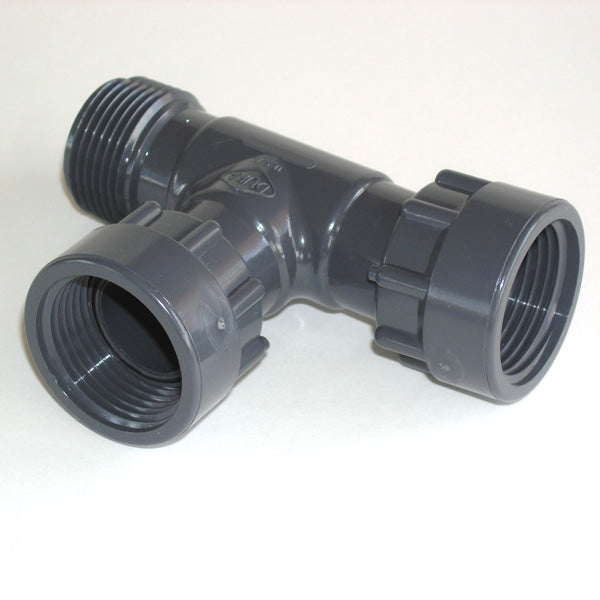 301-010 Manifold Tee 1" Swivel x 1" Mipt x 1" Swivel